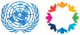 United Nations and Global Compact for Migration logos