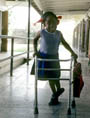 A young resident of the Princess Elizabeth Centre for Handicapped Children in Trinidad and Tobago (UN Photo/L Solmssen)