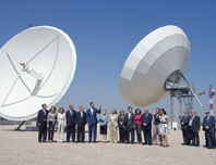 Secretary-General Ban Ki-moon and Mrs. Ban arrive in Madrid.