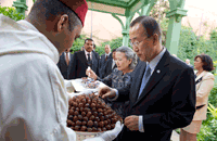 UN Photo/Eskinder Debebe: Traditional milk and dates, Marrakesh, Morocco