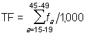 Total Fertility Formula total fertility formula