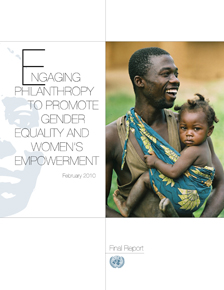 Engaging Philanthropy to promote Gender Equality and Women's Empowerment