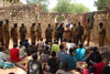 United Nations corrections officers and Sudanese officials talk to female inmates in the women's section of the Torit prison in Southern Sudan, 2008. UN Photo