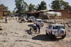 In addition to UN Police, the UNAMID  convoys in Darfur include human rights and humanitarian officers, 2010.  UN Photo/ Olivier Chassot