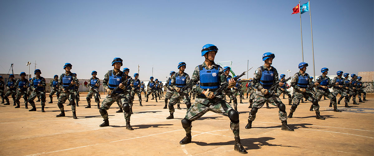 MINUSMA Holds Medal Parade for Chinese Contingent, Gao. UN Photo/Harandane Dicko