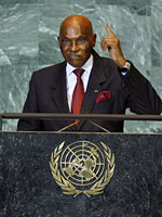 H.E. Mr. Abdoulaye Wade, President of the Republic of Senegal