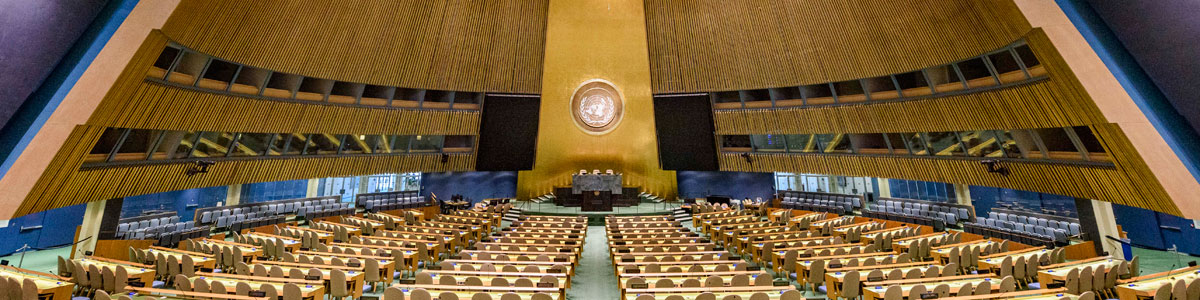 Salle de l'Assemblée générale des Nations Unies. Photo ONU
