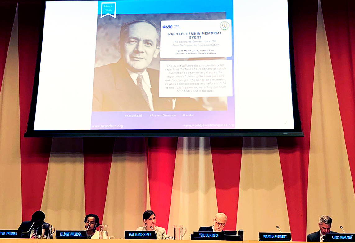 A view of the Economic and Social Council (ECOSOC) Chamber.