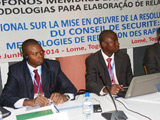 Photo of Participants at Workshop for the implementation of Security Council Resolution 1540 (2004) for Portuguese-speaking UN Member States, 5-6 June 2014, Lomé, Togo.