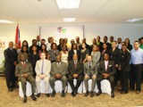Participants photograph during the 1540 Committee visit to Trinidad and Tobago at the invitation of its Government (17-19 April 2013)