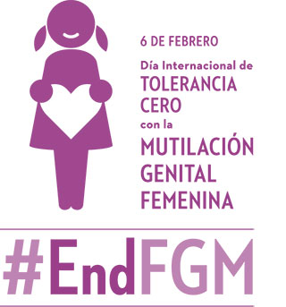 Logo Tolerancia Cero con la mutilación genital femenina