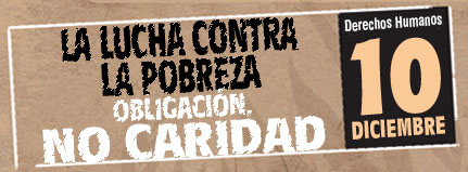 Combatiendo la pobreza, 10 de diciembre