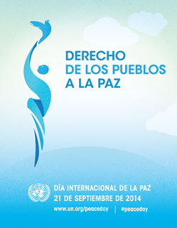 Cartel del Día Internacional de la Paz de 2014