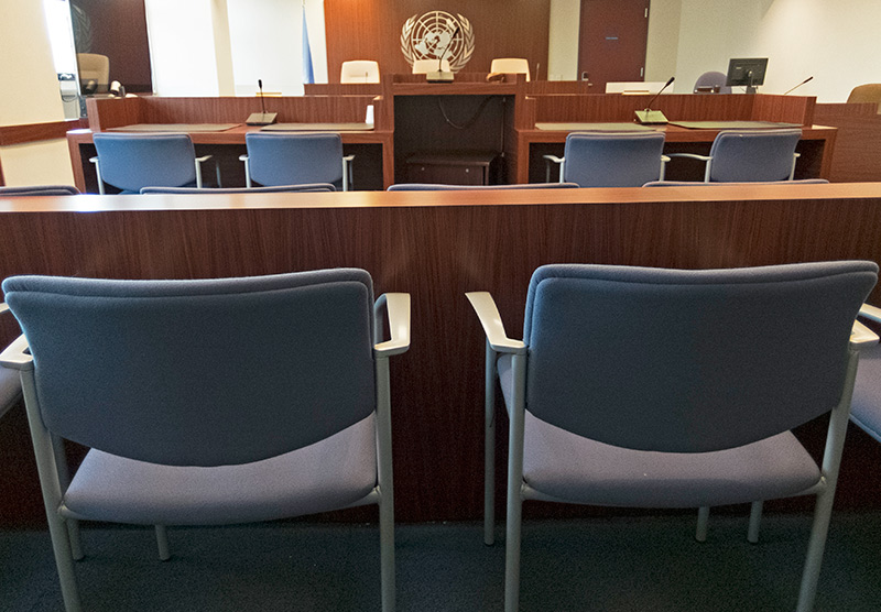 Sala de Audiencias del Tribunal Contencioso-Administrativo de las Naciones Unidas en Nueva York.