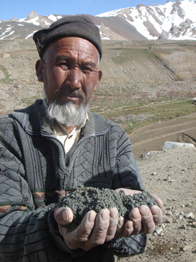 Un hombre afgano