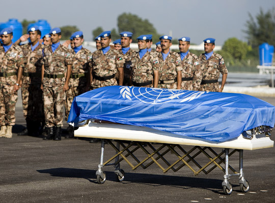 9 de octubre de 2009: Once soldados de la ONU mueren en un accidente aéreo en Haití. 