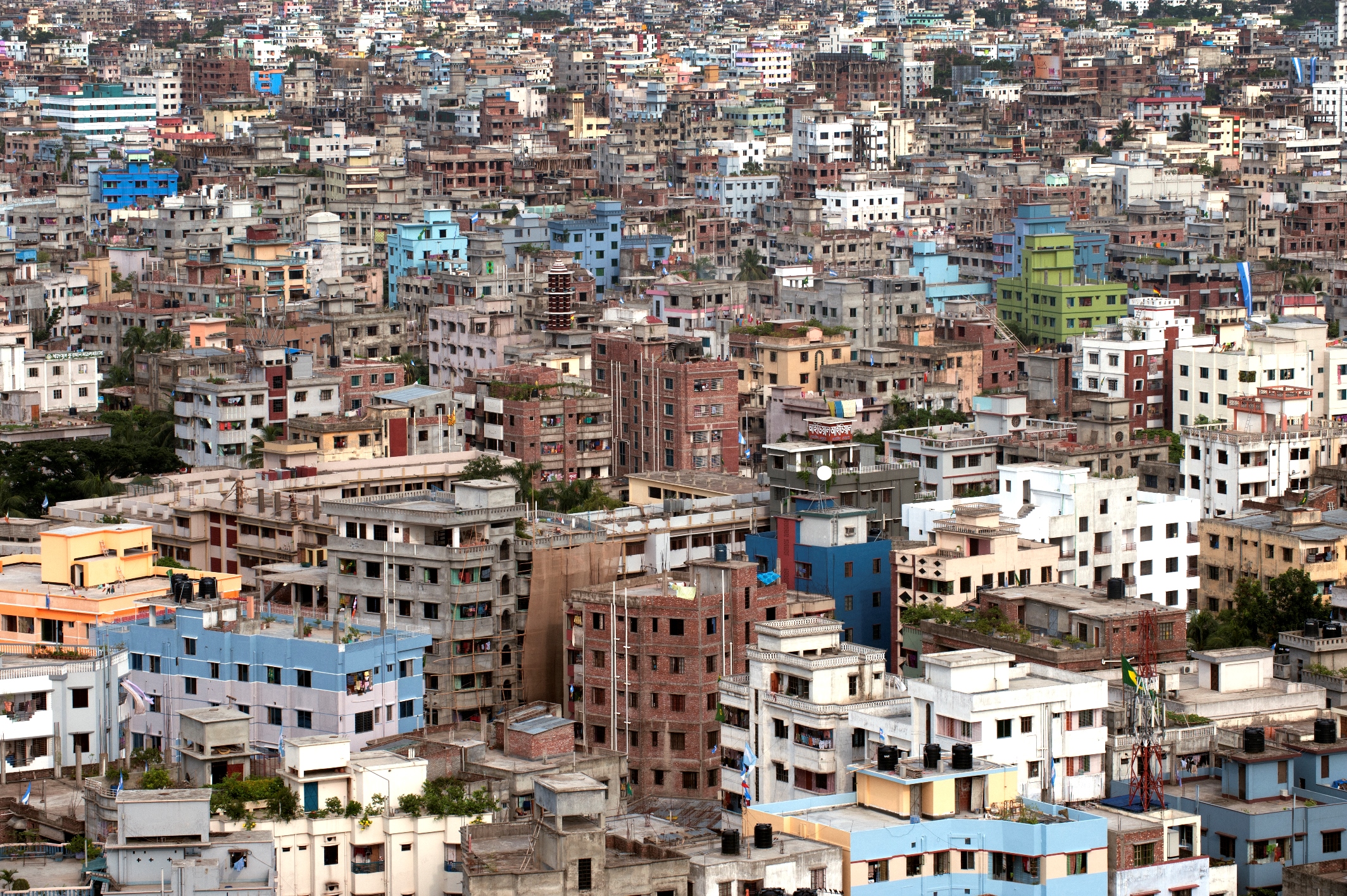 Dar es Salaam at bird's eye view