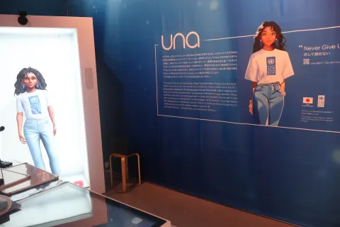 UNDP Una exhibit