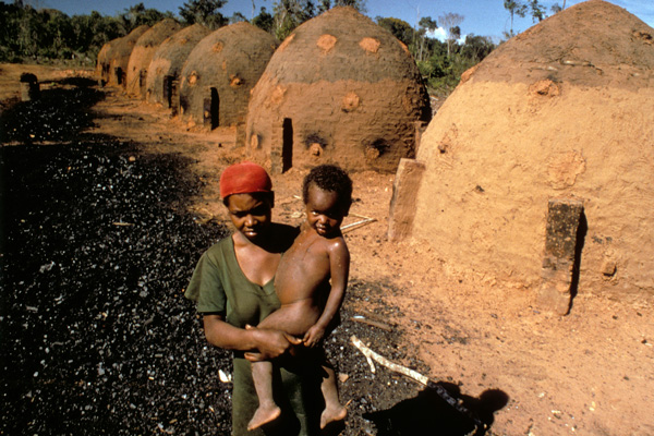 Mère & fils au Brésil