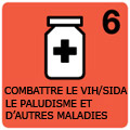 Objectif 6 : Combattre le VIH/sida, le paludisme et d’autres maladies