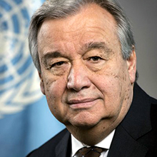 Portrait du Secrétaire général, António Guterres