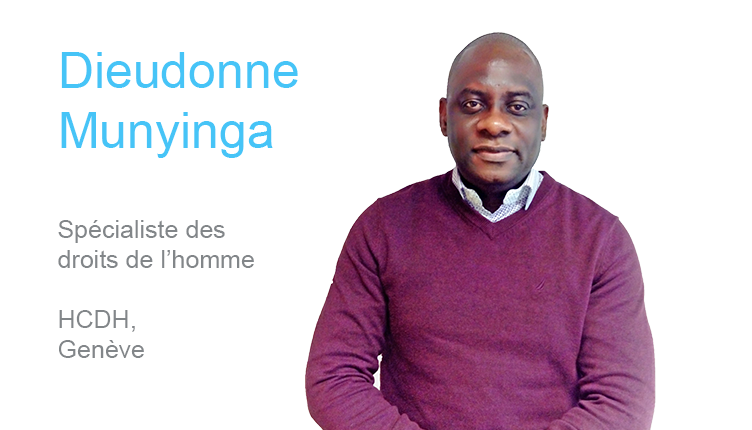 Dieudonne Munyinga , Spécialiste des droits de l’homme, Service de l’Afrique, HCDH Genève