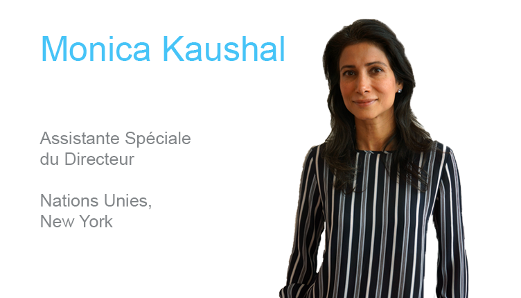 Monica Kaushal, Assistante Spéciale du Directeur de la Division de la transformation des activités et de la reddition des comptes 