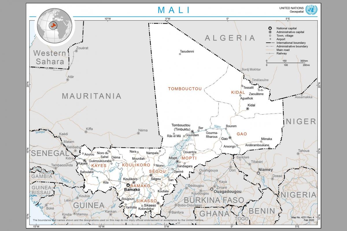 World Map with Countries - GIS Geography