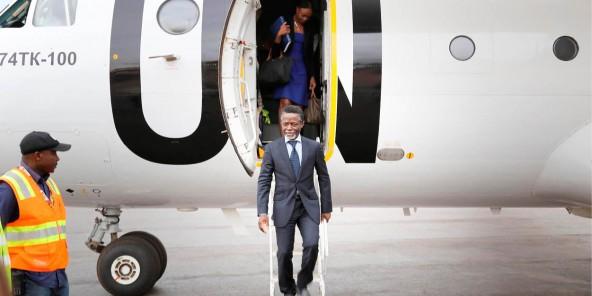 Parfait Onanga-Anyanga, currently Special Envoy for the Horn of Africa. In this photo, former Special Representative of the Secretary-General for the Central African Republic and Head of MINUSCA on arrival to Bangui. By UN Photo/Nektarios Parfait Onanga-Anyanga, currently Special Envoy for the Horn of Africa. In this photo, former Special Representative of the Secretary-General for the Central African Republic and Head of MINUSCA on arrival to Bangui. By UN Photo/Nektarios