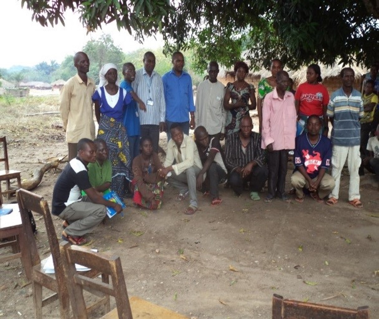 Members of the Village Development Committee in Butondo