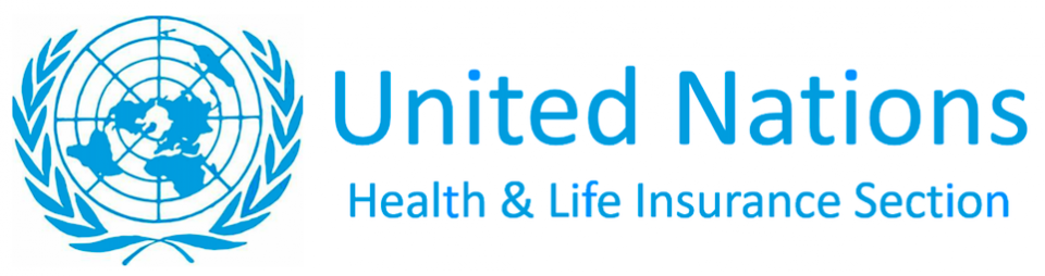 Logo of the UN health and life insurance section