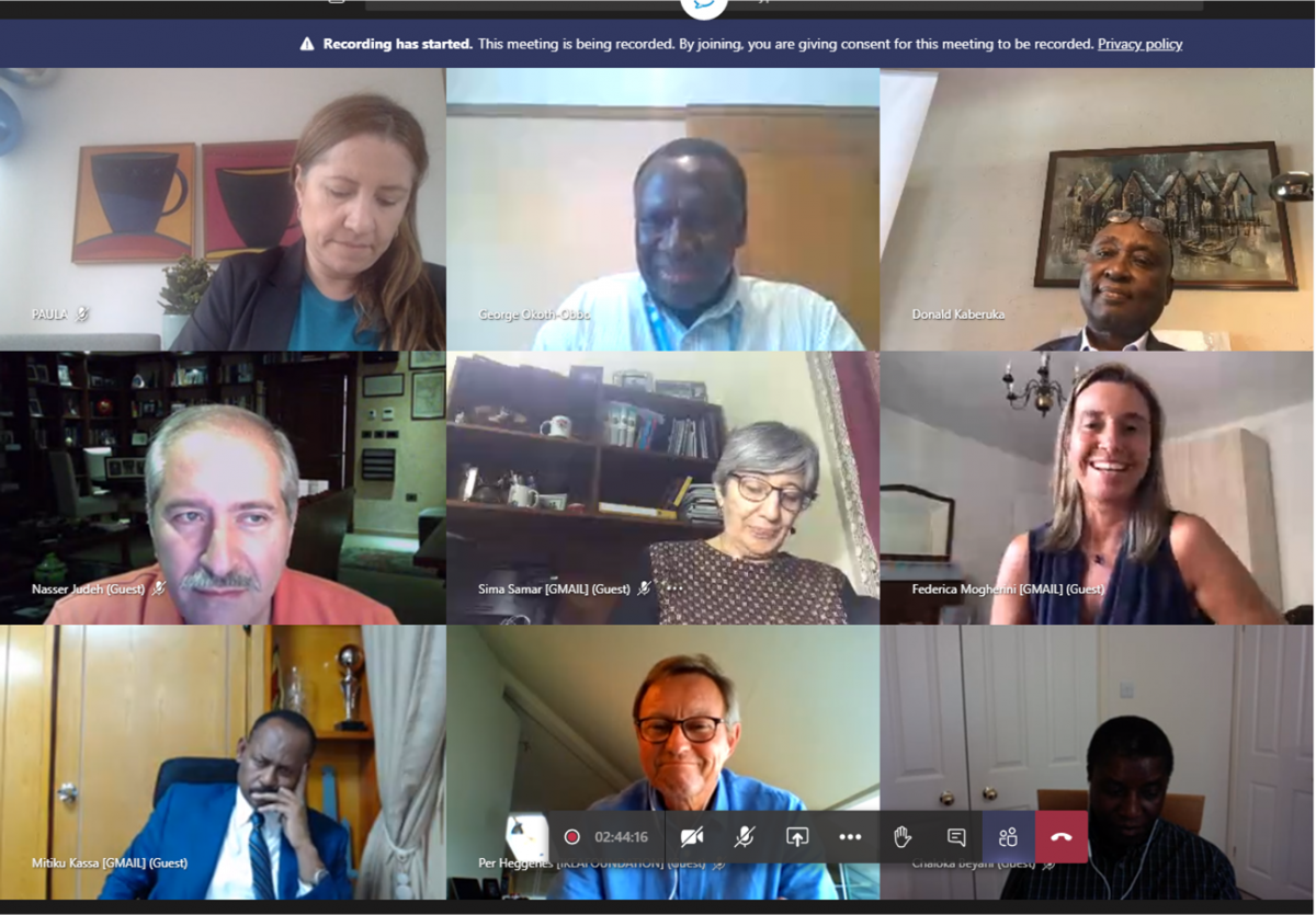 In the Picture, Donald Kaberuka, Chaloka Biyani, Nasser Judeh, Sima Samar, Federica Mogherini, Paula Gaviria, Per Heggienes, George Okoth-Obbo, Imran Khushnud Shah