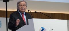 Secretary-General António Guterres delivers remarks at the Fifth UN Conference on the Least Develope