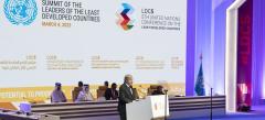 Secretary-General António Guterres delivers remarks at the Summit of the Leaders of the Least Develo