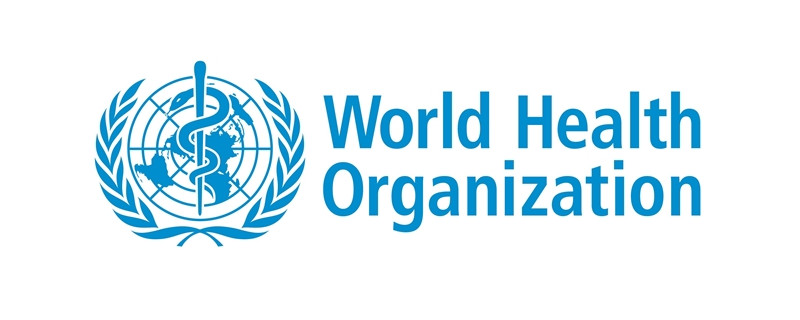 Logo of the World Health Organization.