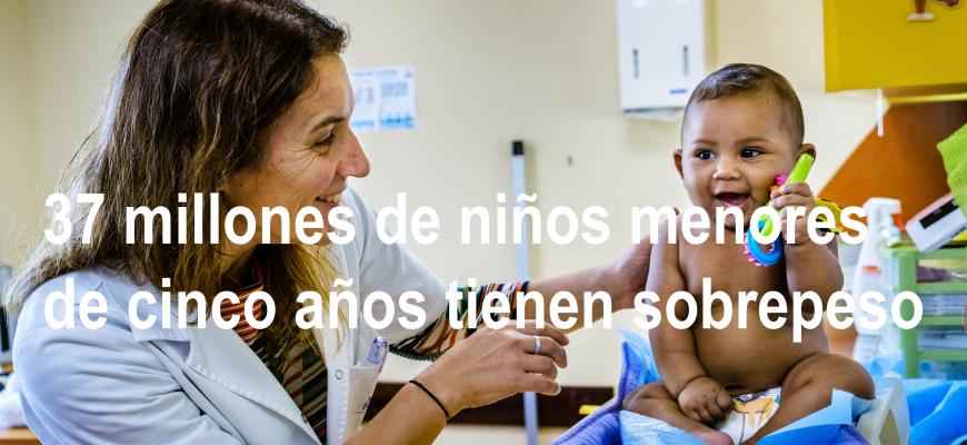 37 millones de niños menores de cinco años tienen sobrepeso