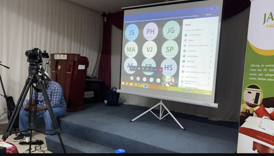 preparing for virtual class Somalia assistance
