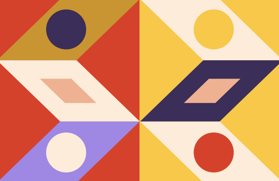 Colorful geometric figures