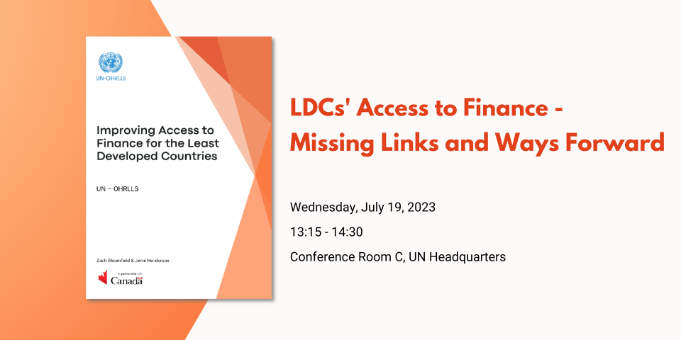 LDCs' Access to Finance - Missing Links and Ways Forward