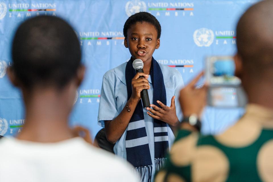 Youth Envoy discusses youth participation in the implementation of the SDGs with Zambian young leaders