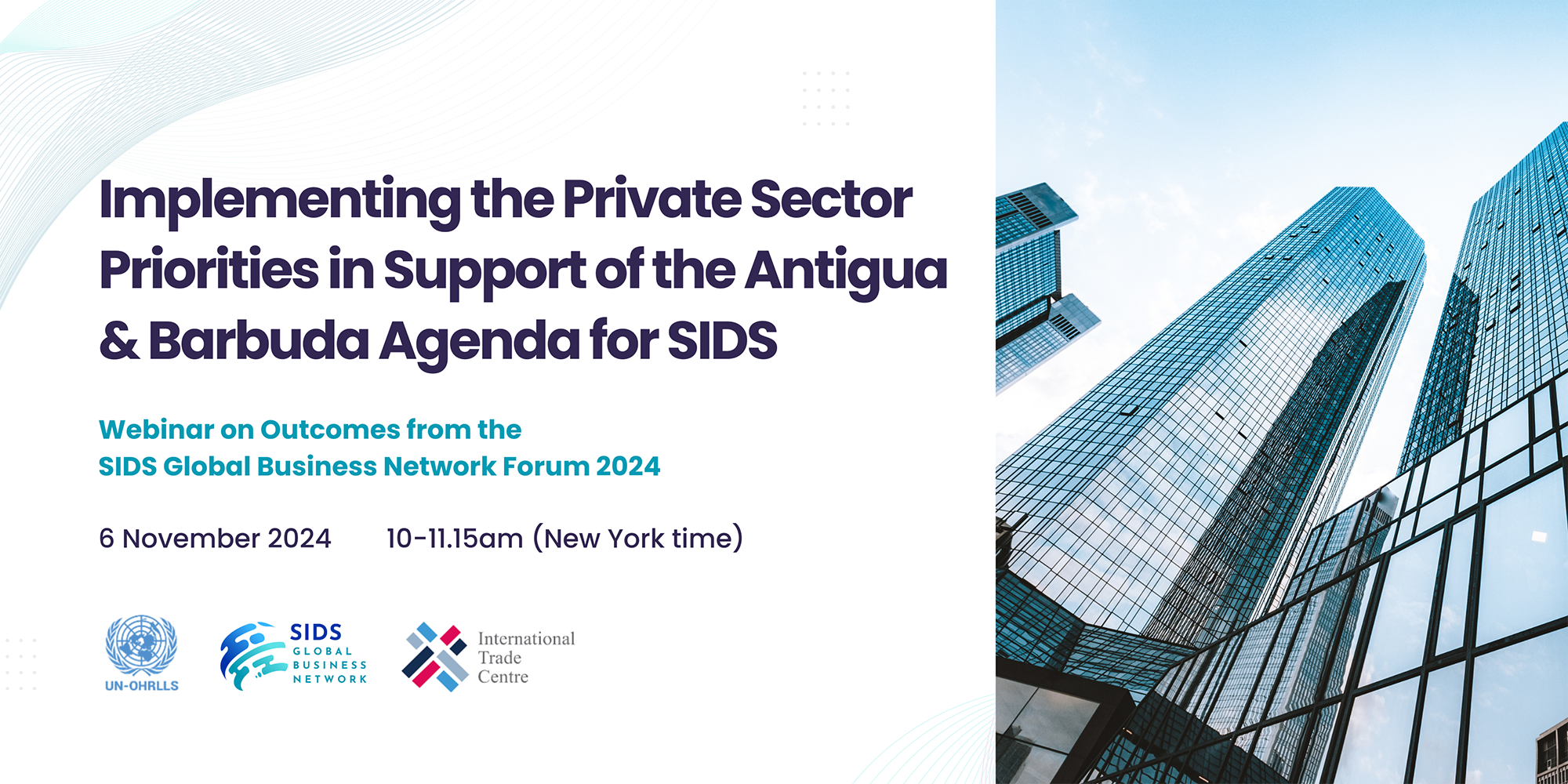 Webinar on from the SIDS Global Business Network Forum 2024 Office of the High
