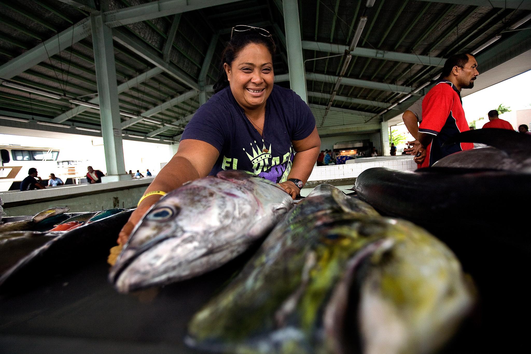 Fololina Avia received help through the Small Business Development Project to expand her Lady Edwina fishing company