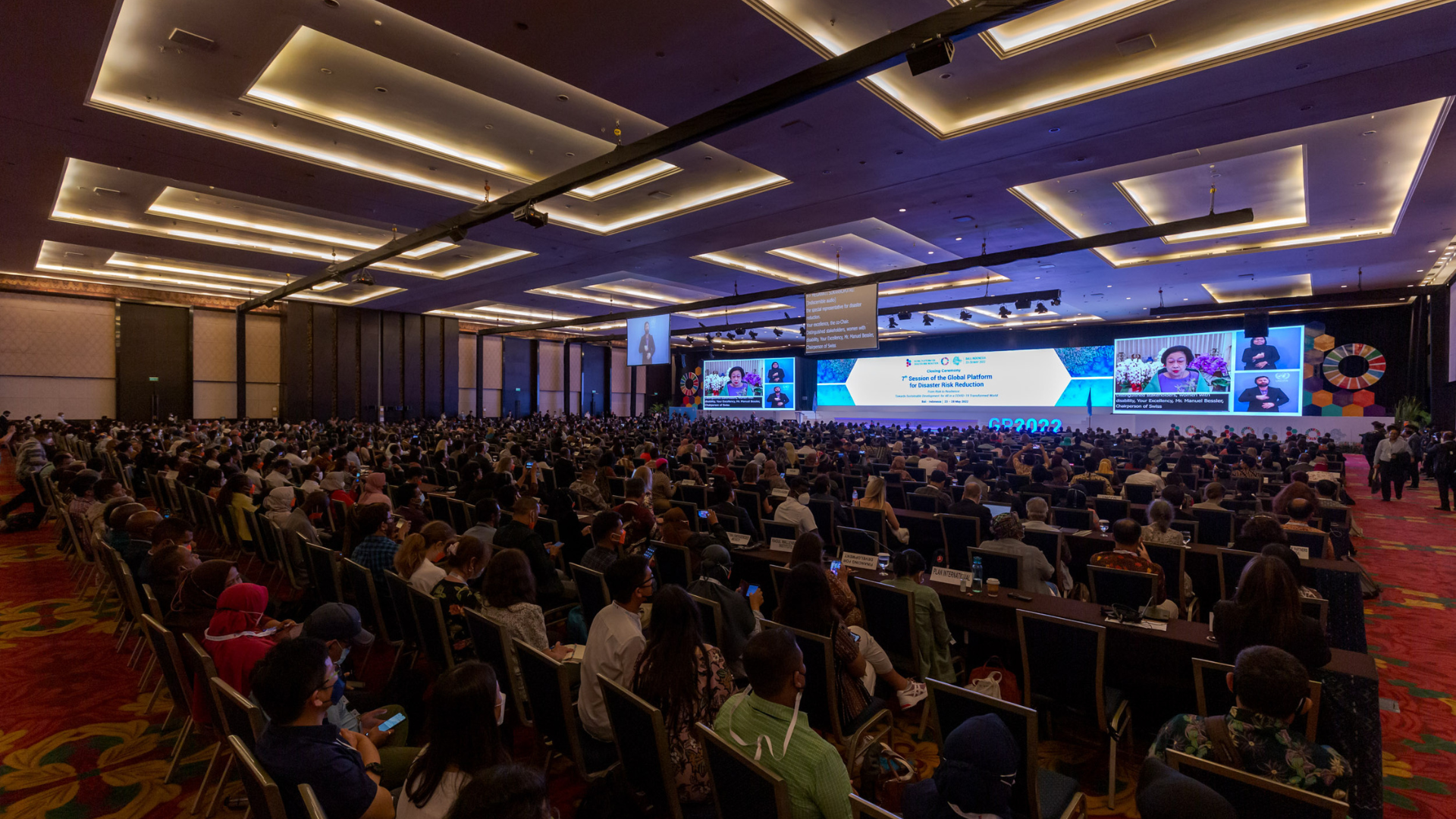 Closing of the 2022 Global Platform for Disaster Risk Reduction held in Bali, Indonesia