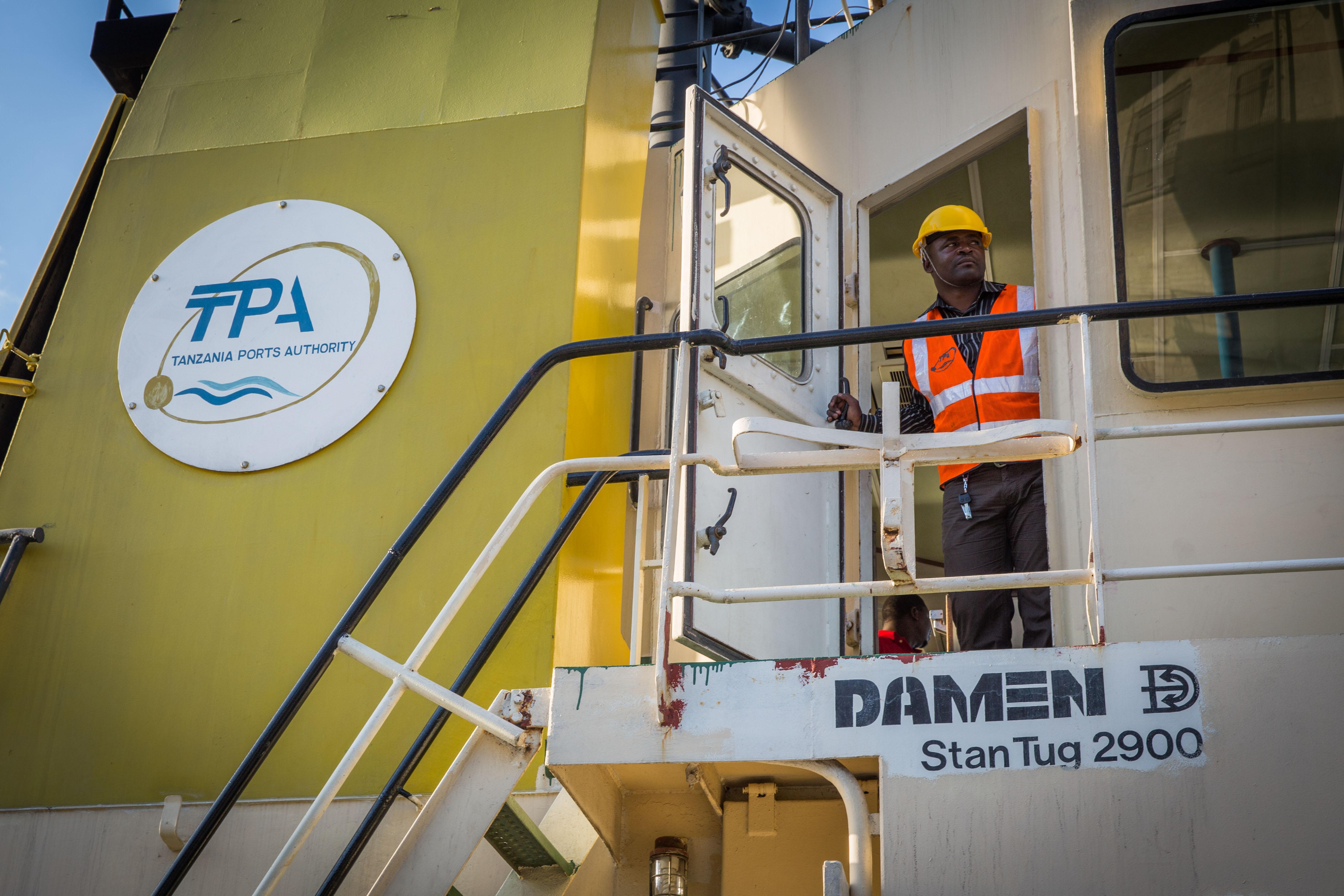 Dar es Salaam Port, Tanzania.