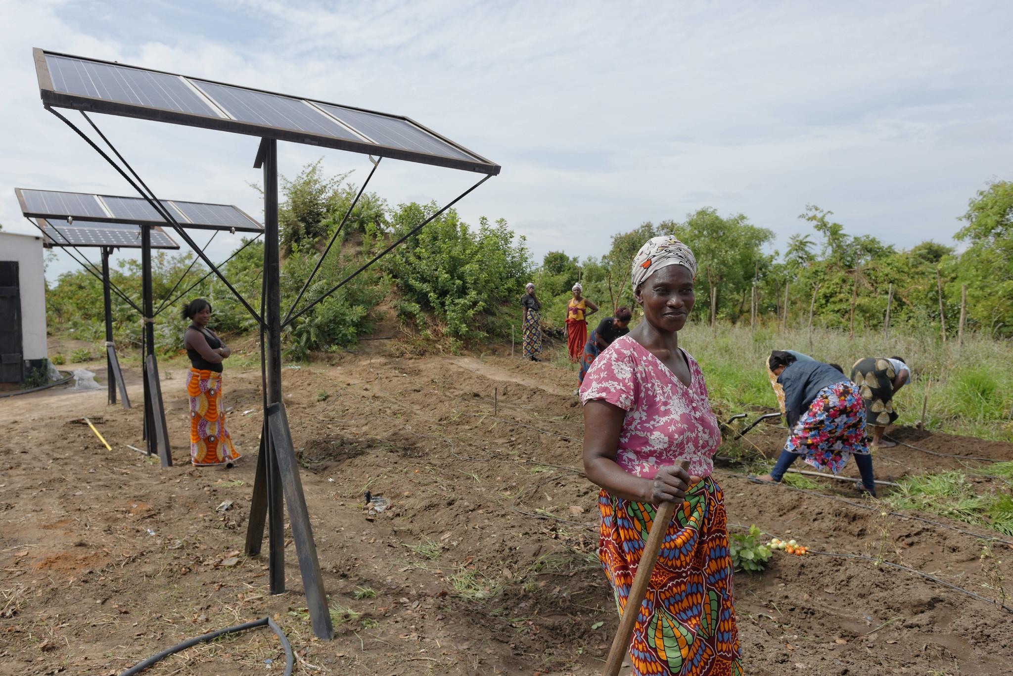 The solar energy skills project in Zambia. The solar energy skills project in Zambia.