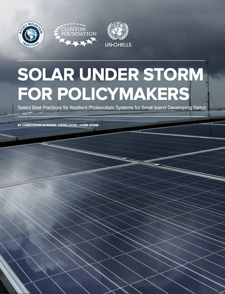 Solar Under Storm for Policymakers (2020) Report Cover