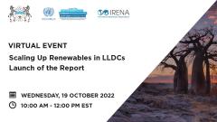 Launch of the Report Scaling Up Renewables in LLDCs