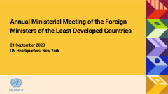 LDCs Ministerial Meeting Banner