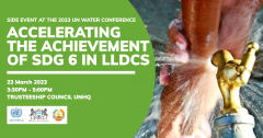 ACCELERATING THE ACHIEVEMENT OF SDG 6 IN LLDCS
