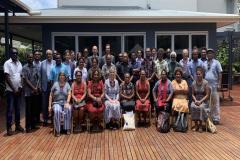 Members of the IATF meet with civil society representatives in Honiara